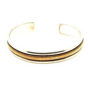 Sterling/12K Gold Filled M. Tahe Cuff